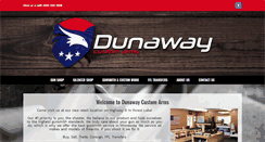 Desktop Screenshot of dunawaycustomarms.com