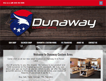 Tablet Screenshot of dunawaycustomarms.com